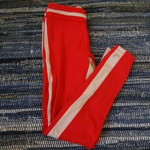 Red active pants